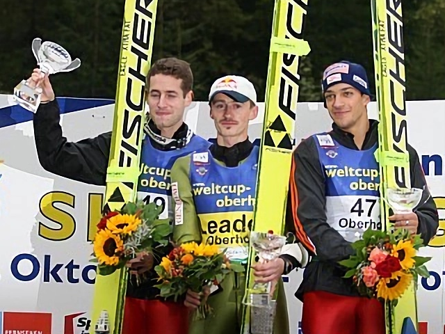 Wolfgang Loitzl, Adam Małysz i Andreas Kofler